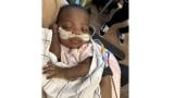 This undated photo shows 6-month-old Nyla Brooke Haywood, a baby girl born Nov. 17, 2023, at Silver Cross Hospital in New Lenox, Illinois. (NaKeya Haywood via AP)