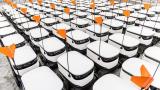 Delivery robots. (Courtesy of Starship) Delivery robots. (Courtesy of Starship)