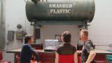 Smashed Plastic in Chicago. (WTTW News) Smashed Plastic in Chicago. (WTTW News)