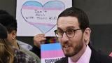  State Sen. Scott Wiener, D-San Francisco, discusses his proposed measure to provide legal refuge to displaced transgender youth and their families during a news conference in Sacramento, Calif., March 17, 2022.  (AP Photo / Rich Pedroncelli, File)