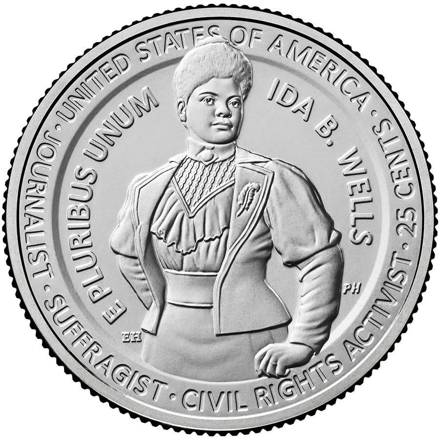 Ida B. Wells quarter. (Courtesy of U.S. Mint)