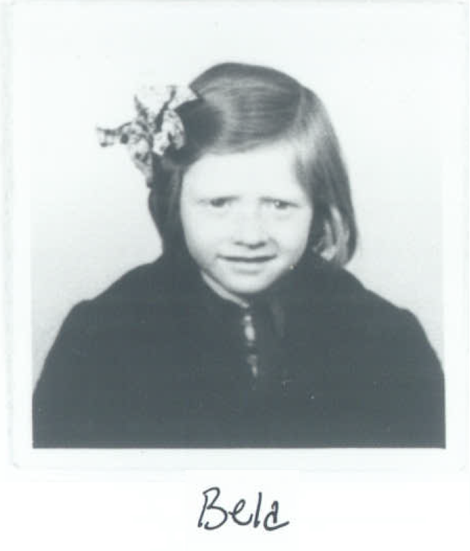 Bela Weber (Ginger Lane) is photographed for an ID card, Berlin, 1946. (Courtesy of the Weber Family Personal Archives)