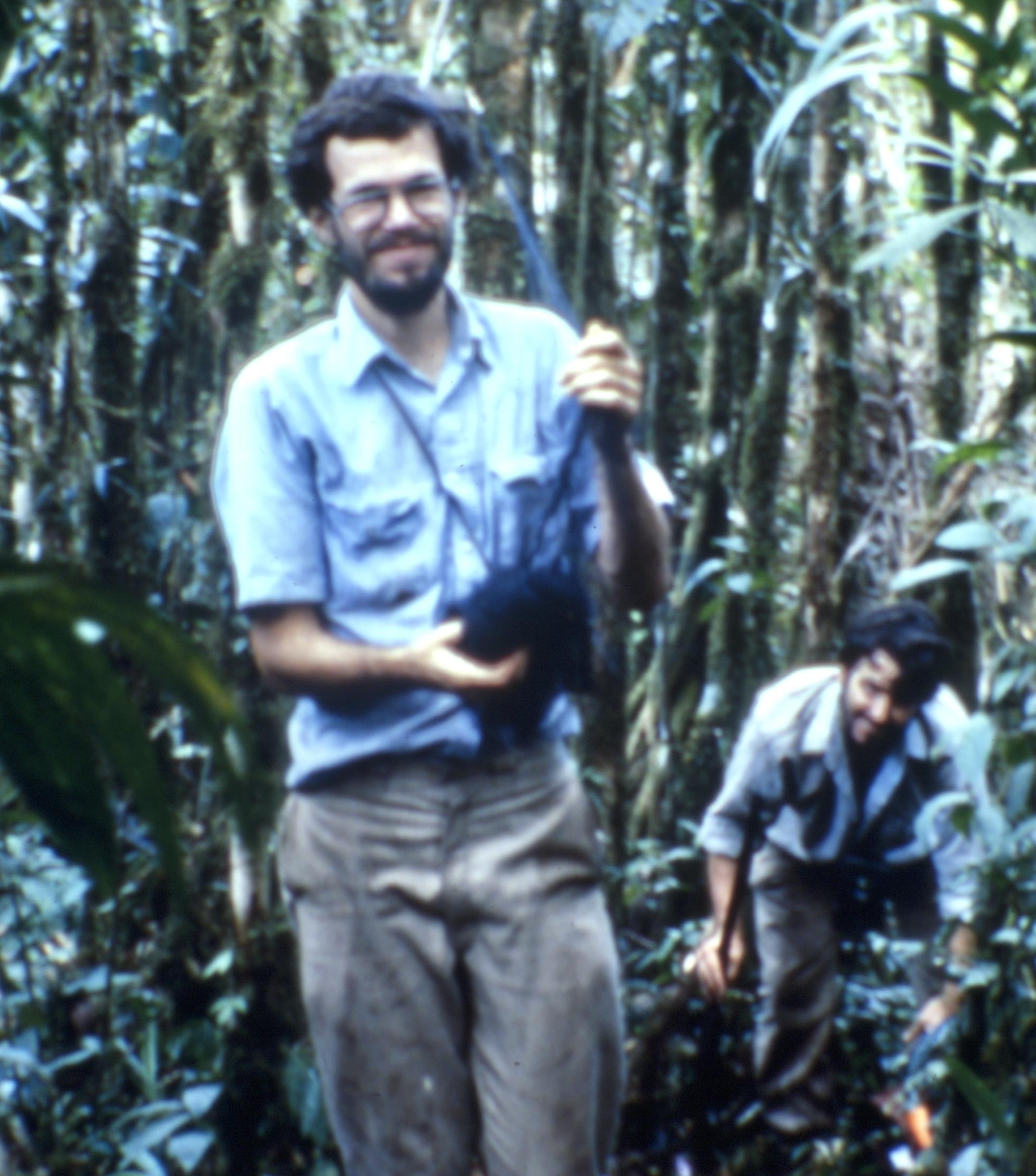 Dave Willard in the wild, in an undated photo. (Courtesy of the Field Museum)