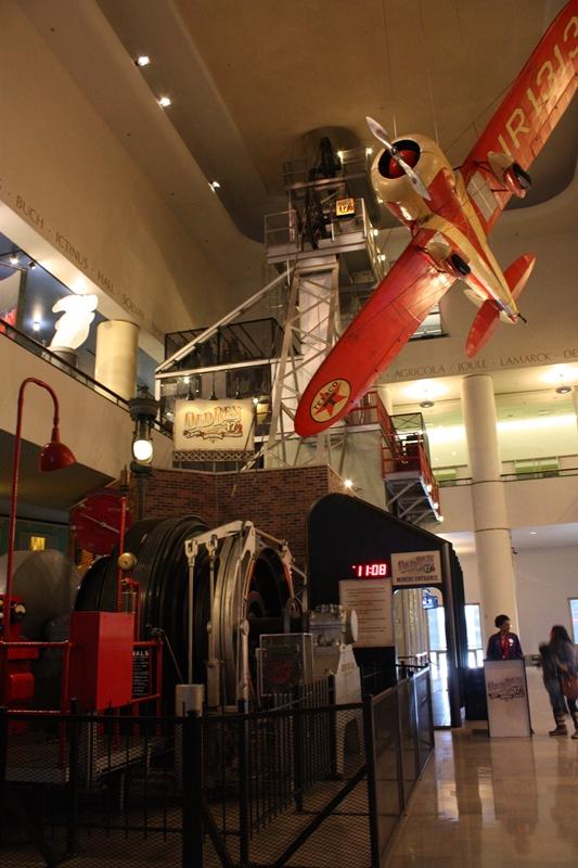 The coal mine ride at the Museum of Science and Industry. (Chloe Riley)