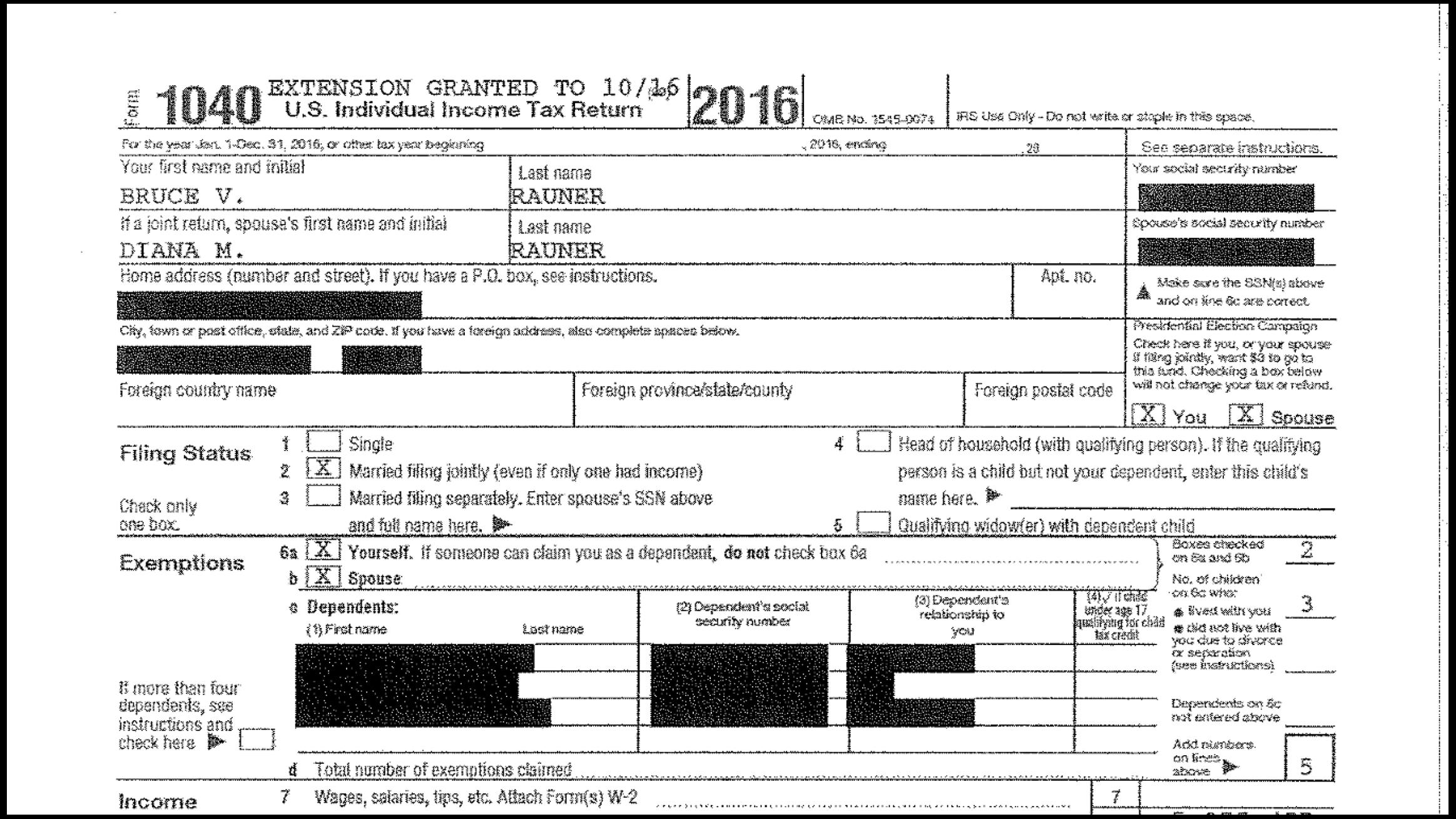 Document: Read the tax forms