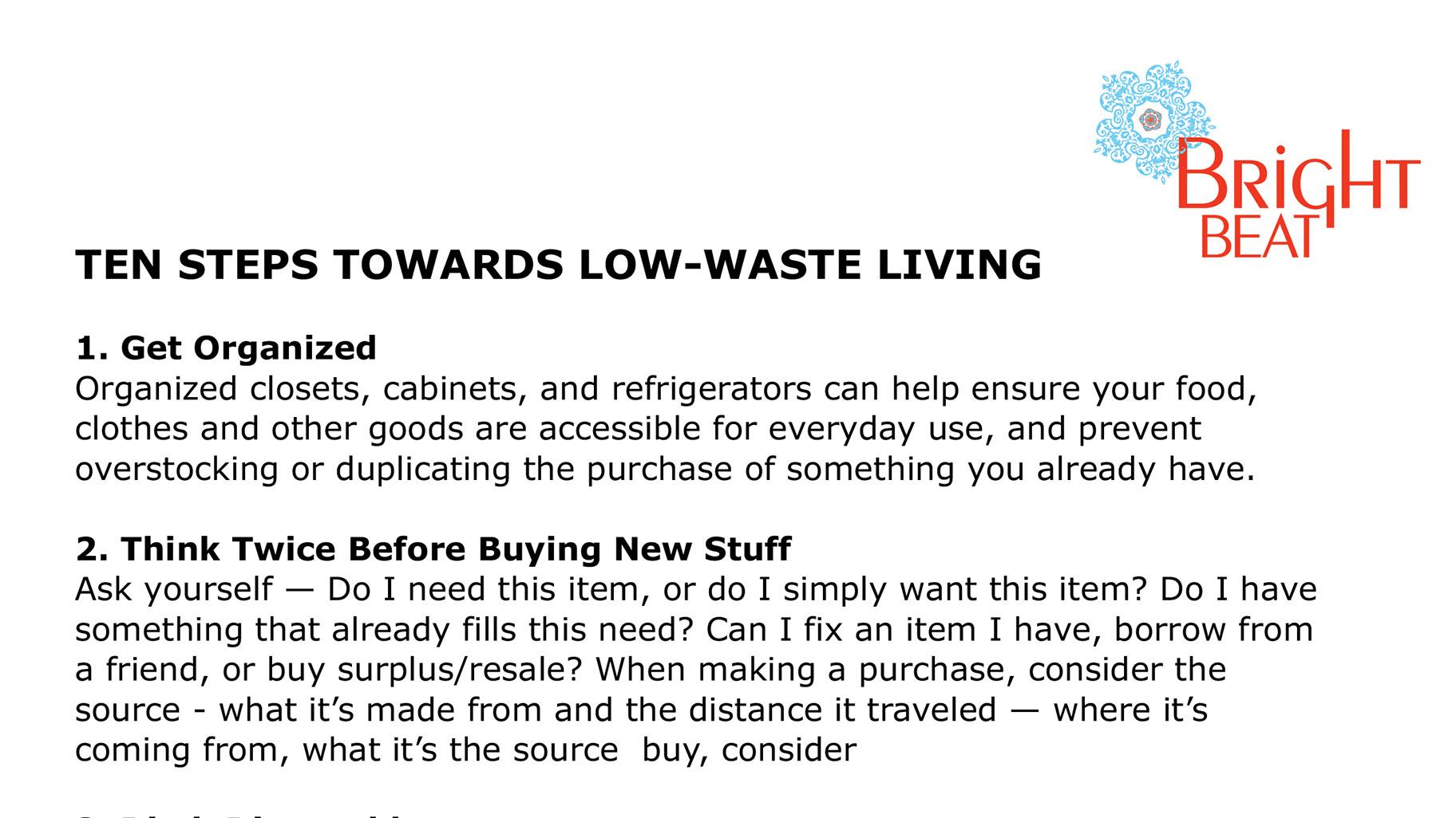 More: Stephanie Katsaros shares some of her best tips for low-waste living.