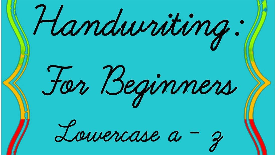 Workbook: Revisit cursive class (© Hannah Mitrea Little Saturday School Creation)