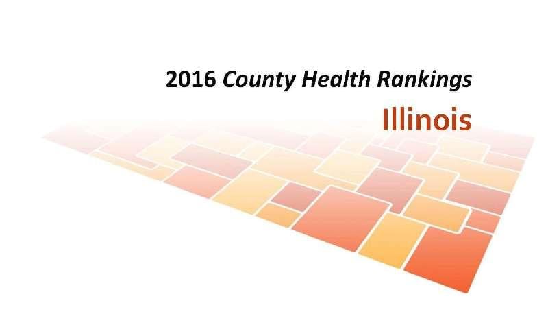 See rankings for Illinois counties.