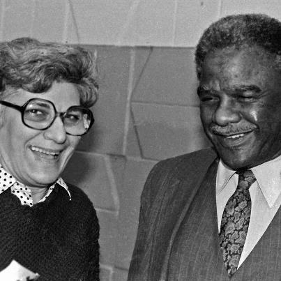 Alice Peurala and Harold Washington