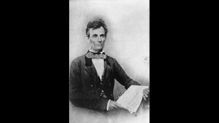 Abraham Lincoln, October 27, 1854, Chicago, Illinois, Library of Congress; Digital version courtesy of Daniel Weinberg, the Abraham Lincoln Bookshop, Chicago