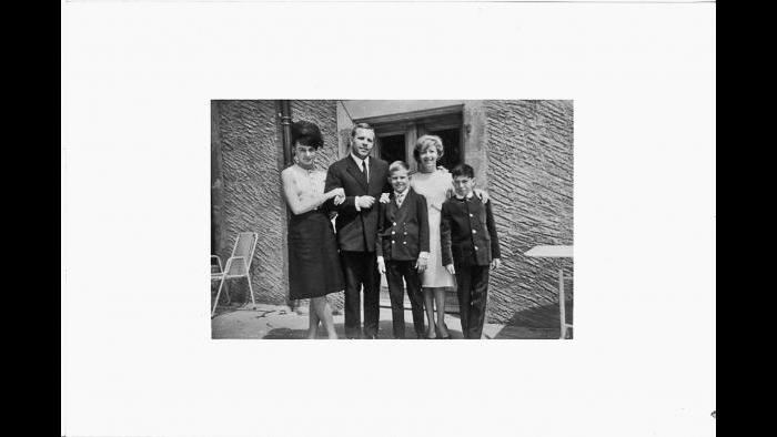 Diane, Hans, Martin, Lily and Philippe in Geneva, summer 1963. (Courtesy of Martin Muller)