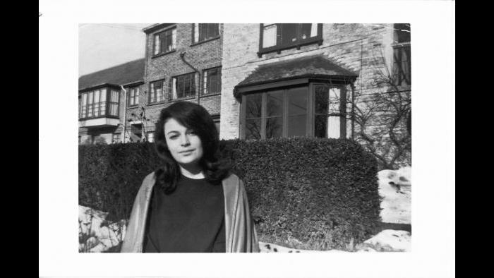 Future femme fatale--Diane in the 1960s. (Courtesy of Martin Muller)
