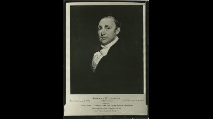 Robert Wickliffe, University of Kentucky Libraries, John Winston Coleman Jr. collection on slavery in Kentucky 