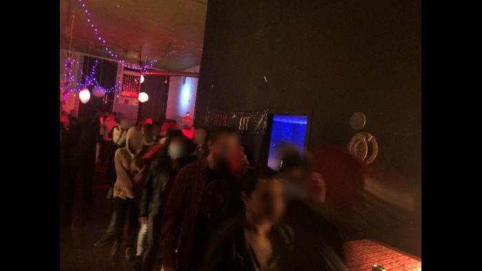 Another large party at 107 W. Hubbard St. was shut down, according to city officials. (Courtesy of City of Chicago)