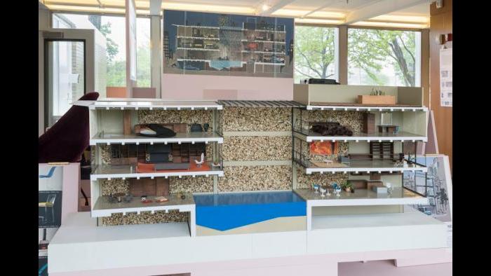 Model of the Playboy townhouse (James Prinz)