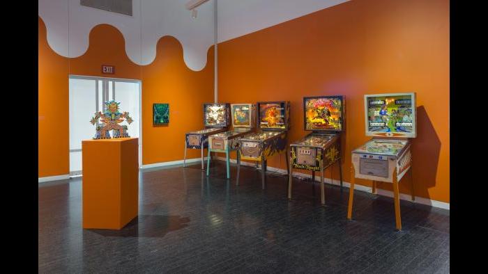 From the exhibition “Kings and Queens: Pinball, Imagists and Chicago.” (James Prinz / Elmhurst Art Museum)
