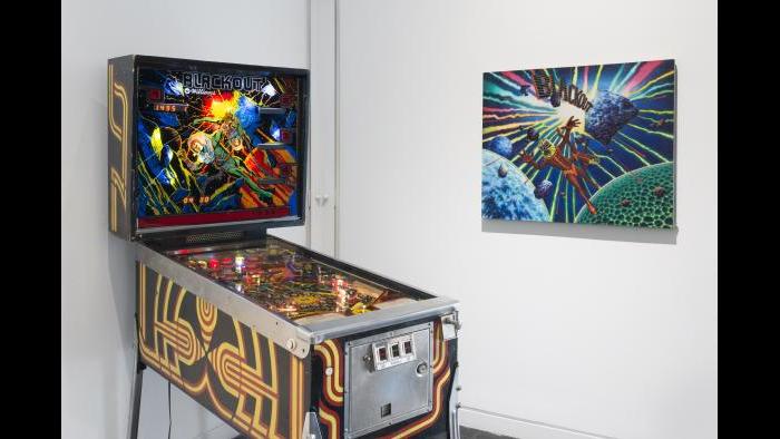 From the exhibition “Kings and Queens: Pinball, Imagists and Chicago.” (James Prinz / Elmhurst Art Museum)