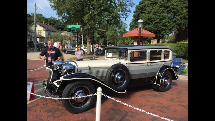 Chicago Vintage Motor Carriage’s 1932 Ruxton at the Geneva Concours d’Elegance. (Credit: Bill Ficht)