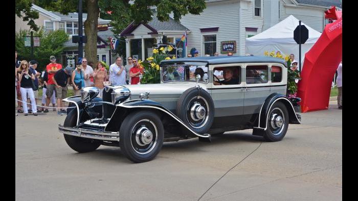 Chicago Vintage Motor Carriage’s 1932 Ruxton at the Geneva Concours d’Elegance. (Credit: Bill Ficht)