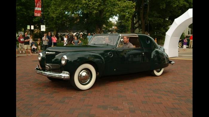 Chicago Vintage Motor Carriage’s 1941 Lincoln Continental designed by Raymond Loewy at the Geneva Concours d’Elegance. (Credit: Bill Ficht)