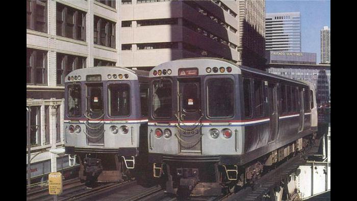 The "skip-stop" system A and B service trains.