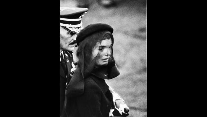 Elliott Erwitt, Jackie Kennedy at Funeral, 1963, portfolio 1980