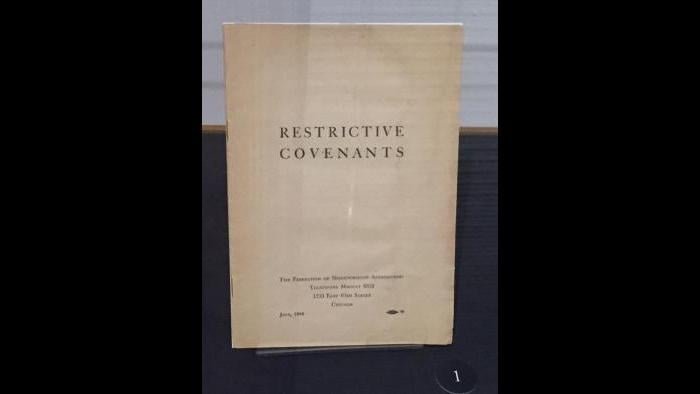 A 1944 Chicago Restrictive Covenants manual. 