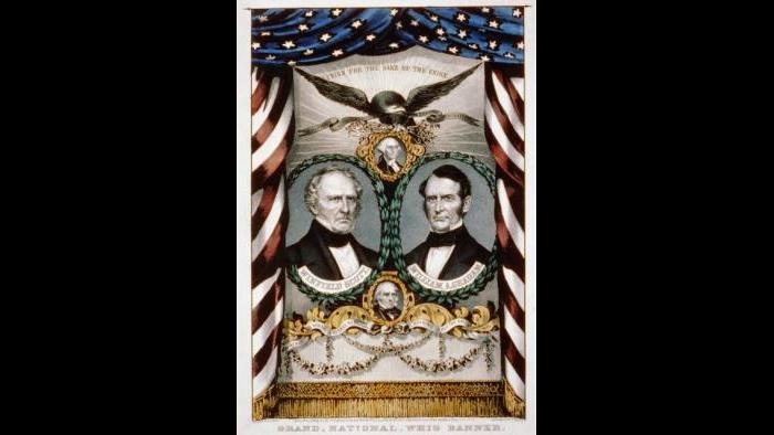Whig Campaign Poster 1852, “Union For The Sake Of The Union,” Library of Congress