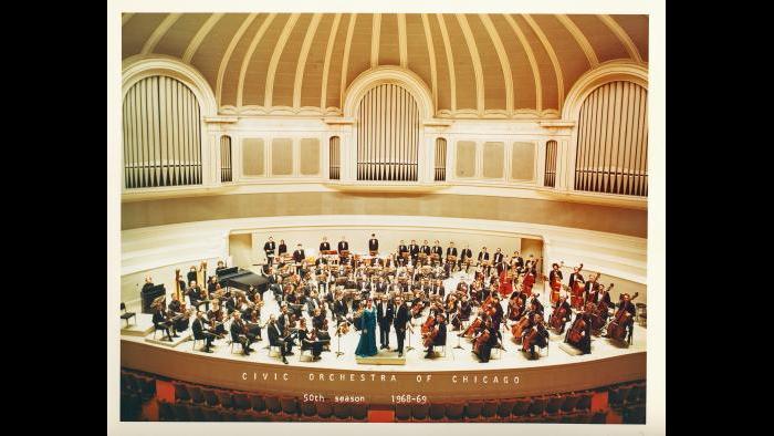 The 50th anniversary celebration of the Civic Orchestra of Chicago. (Courtesy of the Civic Orchestra of Chicago)