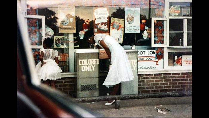 Gordon Parks, Drinking Fountains, Mobile, Alabama, 1956