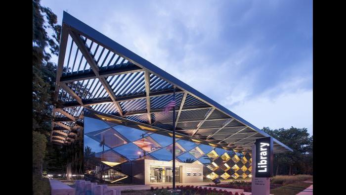 Francis A. Gregory Neighborhood Library, Washington D.C., 2012. ©Jeff Sauers, courtesy of Adjaye Associates.
