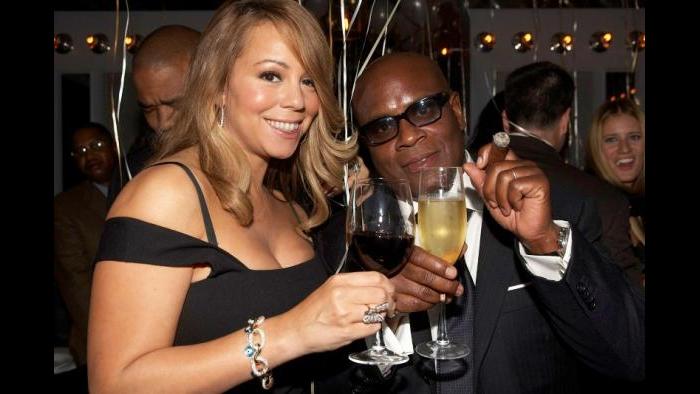 With Mariah Carey. (Courtesy L.A. Reid)