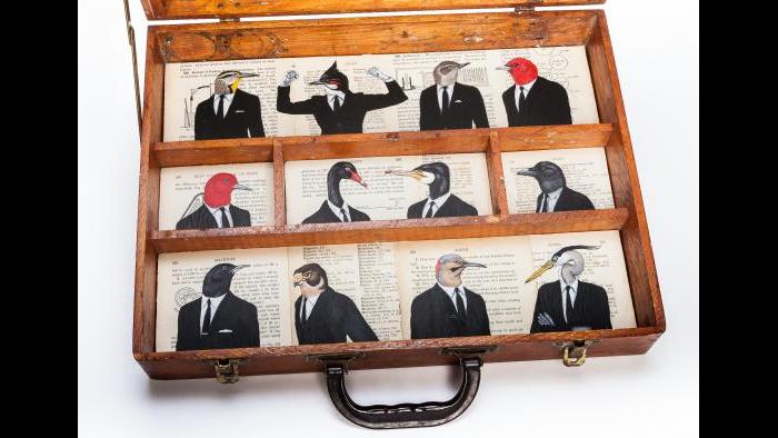 Mark Crisanti, "Fieldguide," mixed media, 2013. (Paul Crisanti)