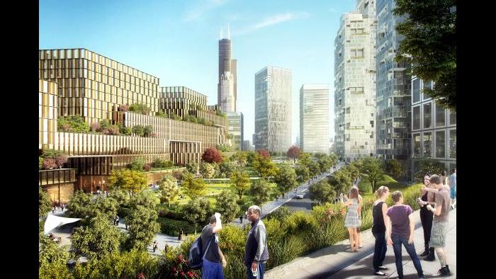 78 Crescent Park concept (Rendering by ICON, master plan architect SOM, contributions by architect ASGG)