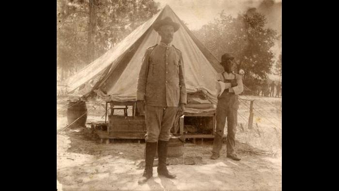 Following the declaration of war on Spain, Major Gilbreath received orders to mobilize the 11th Infantry in Tampa, Florida before deploying to Puerto Rico. (Courtesy Pritzker Military Museum)