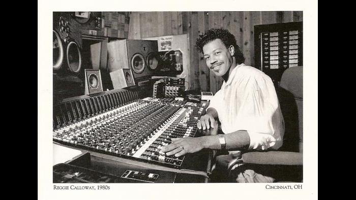 Super producer Reggie Calloway in his office at the board. (Credit Cincinnativiews.net)