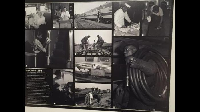 Photographs of African-American employees of the Chicago, Burlington and Quincy Railroad, 1940s.