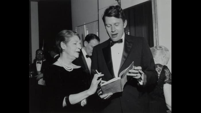 Richard Wilbur and Rue Shaw (Courtesy The Arts Club of Chicago)