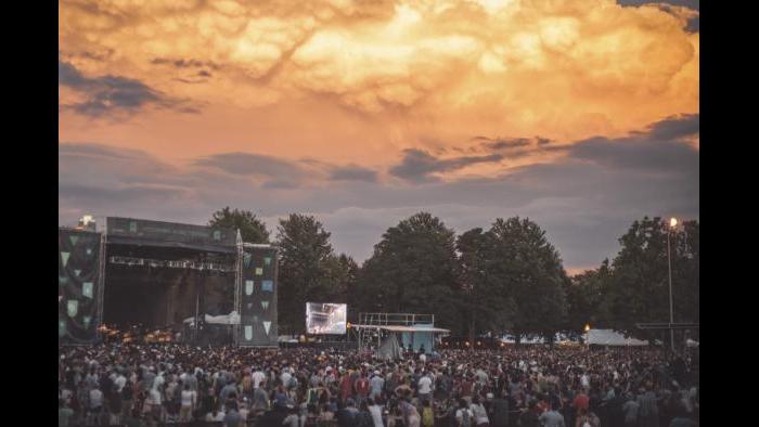 Sunset over Union Park during Pitchfork 2015. (Matt Lief Anderson / Pitchfork)