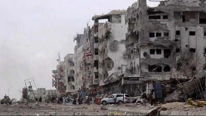 Aden during the war, March 2015. (Courtesy Mohammed Al Samawi)