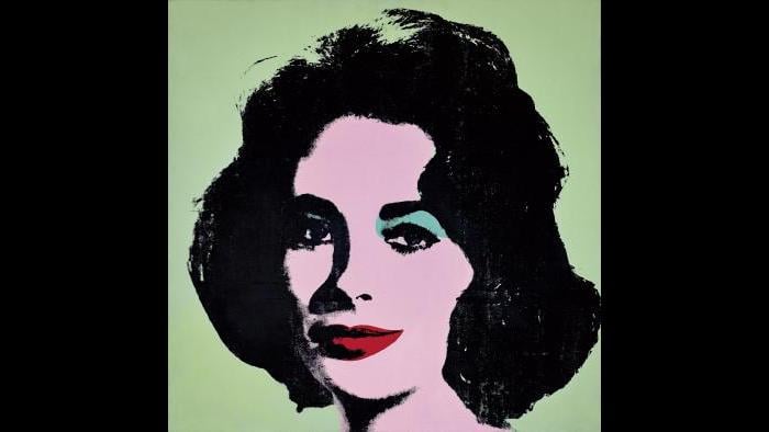 Andy Warhol. Liz #3 [Early Colored Liz], 1963. (Courtesy of The Stefan T. Edlis Collection, Partial and Promised Gift to the Art Institute of Chicago)