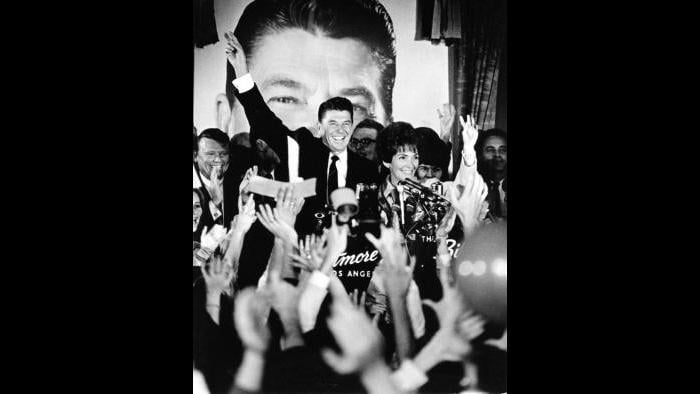 Victory celebration for governor, November 8, 1966