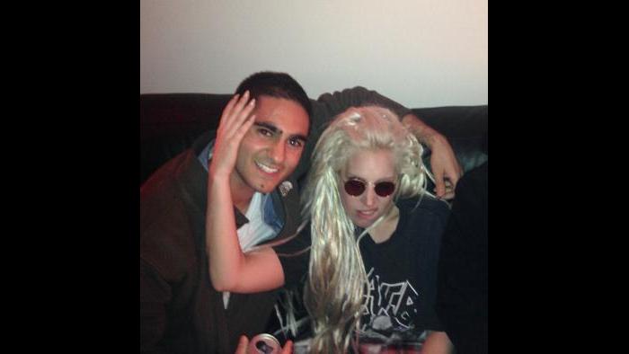 With Lady Gaga (Courtesy Alex Banayan)