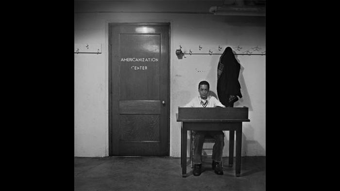 Boy at Library Desk, 1978/79 (David Gremp)