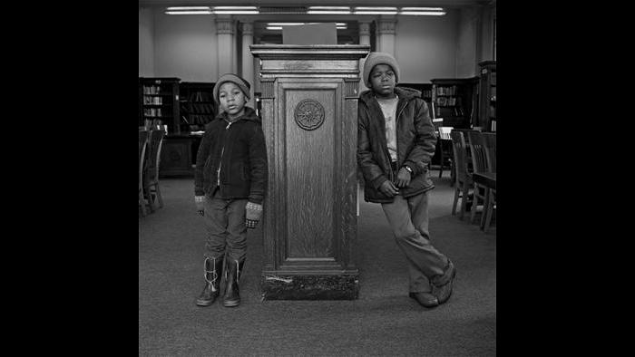 Boys in Library, West Garfield Park 1978/79 (David Gremp)