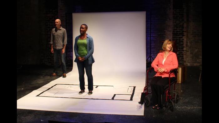 Dave Belden, Susie Griffith and Shariba Rivers perform in “Breathe With Me.” (Credit: Mali Anderson)