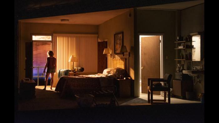 Carrie Coon in Steppenwolf’s production of “Bug” by ensemble member Tracy Letts. (Photo by Michael Brosilow) 