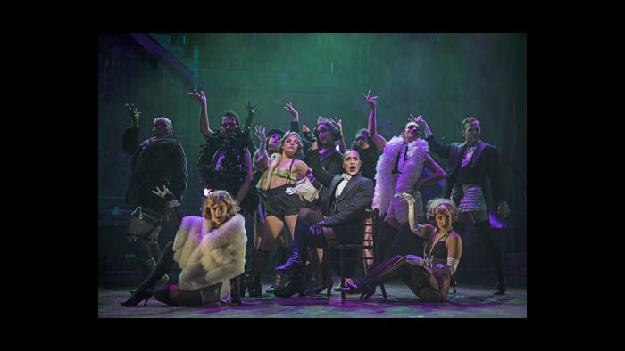 Joseph Anthony Byrd (center) and the boys and girls of the Kit Kat Club. (Credit: Liz Lauren)