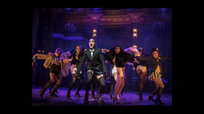 Joseph Anthony Byrd (center) leads the boys and girls of the Kit Kat Club. (Credit: Liz Lauren)