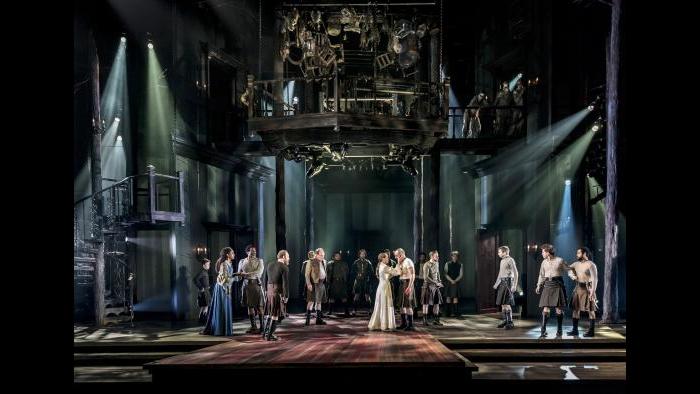 The cast of Chicago Shakespeare Theater’s production of “Macbeth.” (Photo by Liz Lauren)